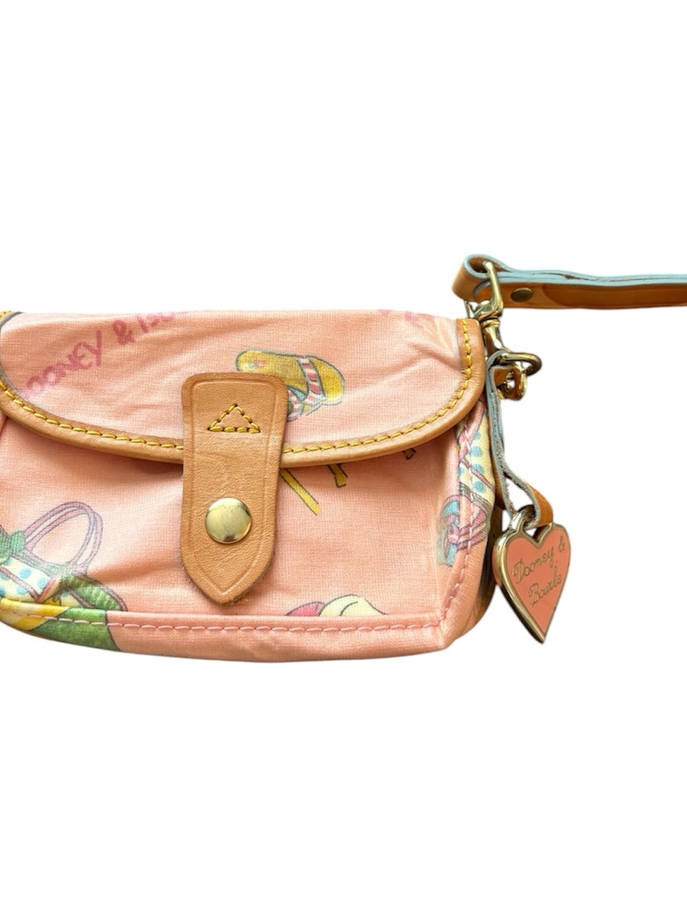 Dooney & Bourke Doodle scribble print wristlet